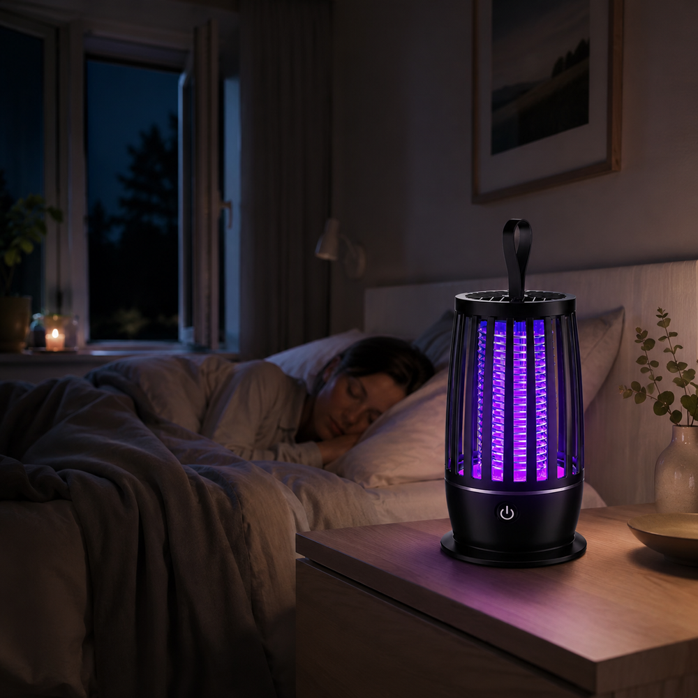 Insectenlamp 2-in-1 met UV-licht & nachtlampje